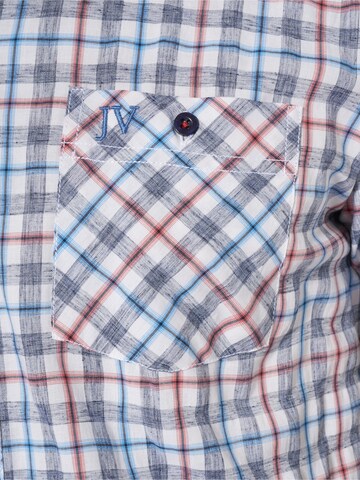 Jan Vanderstorm Comfort Fit Hemd 'Bendiks' in Blau