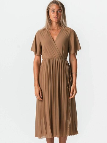 TEESHOPPEN Dress ' Lina ' in Beige: Vorderseite