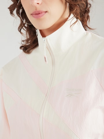 Geacă de primăvară-toamnă de la Reebok pe roz