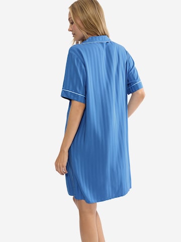 TRIUMPH Nightgown ' Red Label Amourette Jacquard ' in Blue