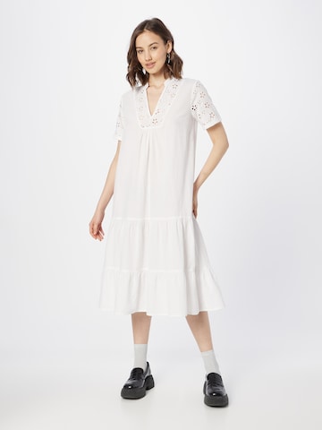 PULZ Jeans Καλοκαιρινό φόρεμα 'METHA' σε λευκό: μπροστά
