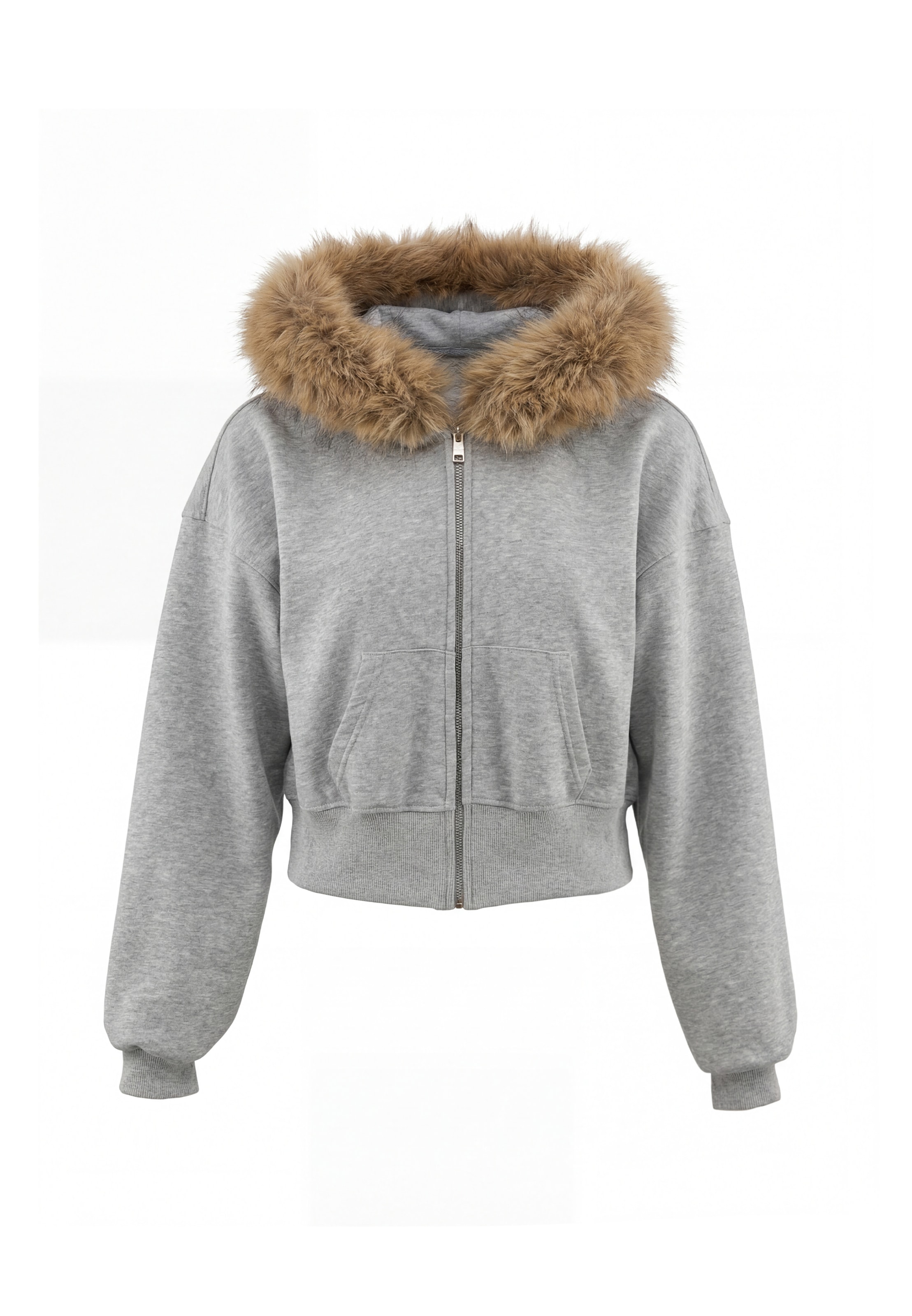 faina - Sudadera en gris: frente