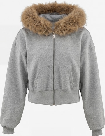 faina - Sudadera en gris: frente