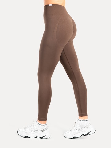 Smilodox Slim fit Leggings in Brown