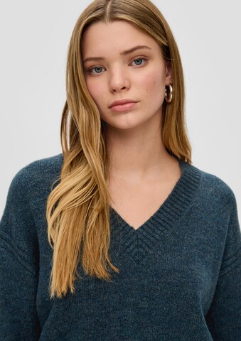 QS Oversized trui in Blauw