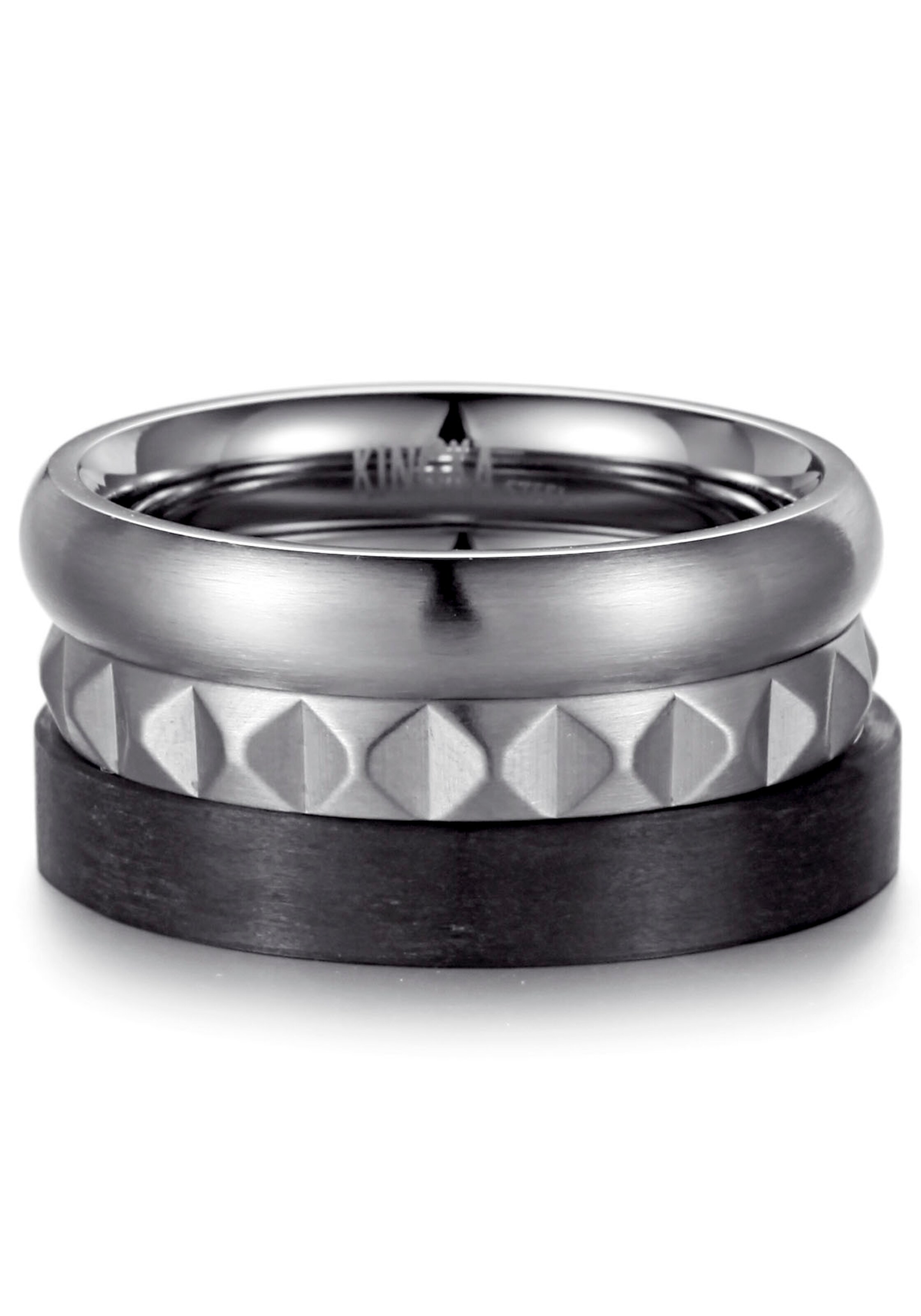 Kingka Ring in Silber: Vorderseite