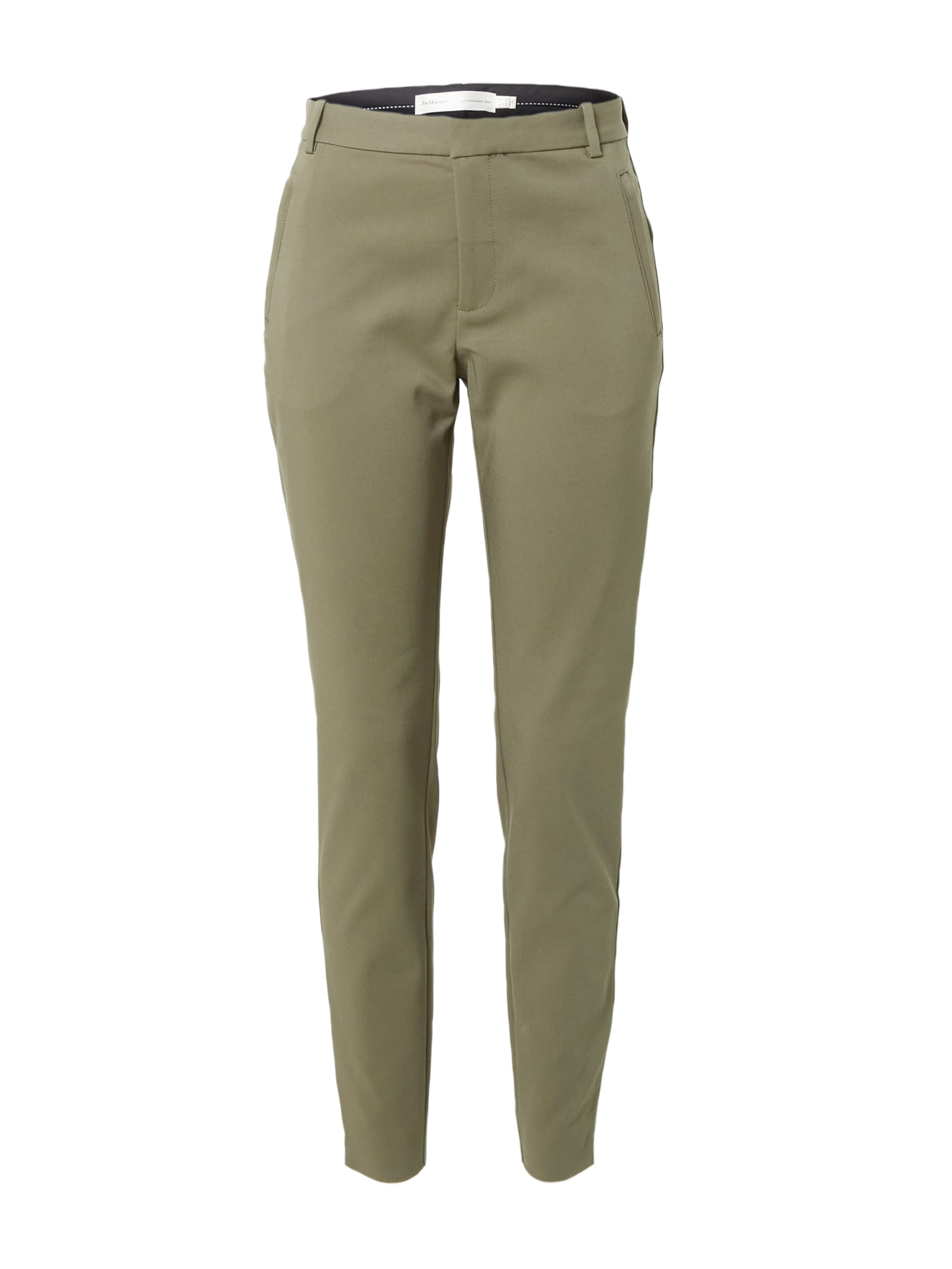 InWear Slim fit Trousers 'Vanessa' in Green: front