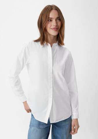 Camicia da donna di comma casual identity in bianco: frontale