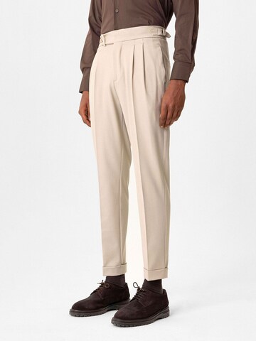 Coupe slim Pantalon à pince Antioch en beige