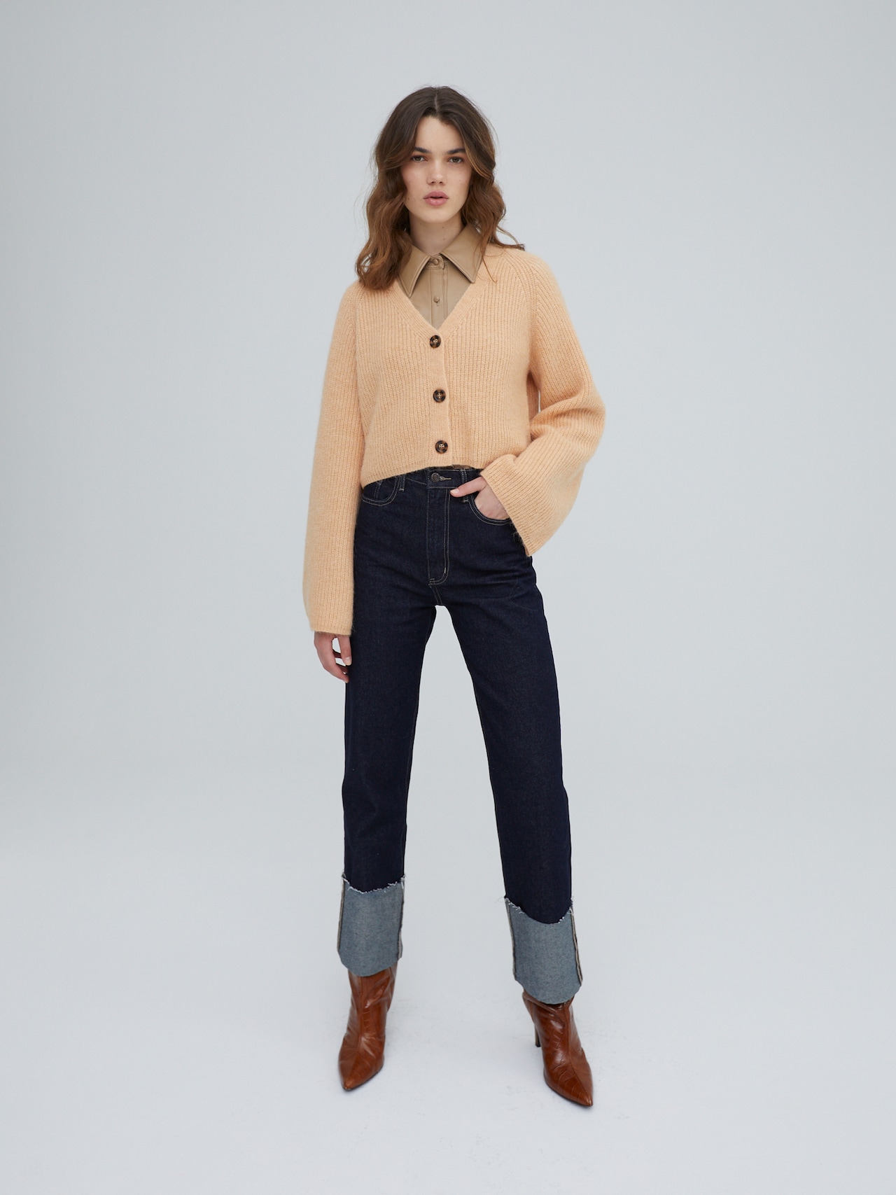 EDITED Cardigan 'Vivienne' sable