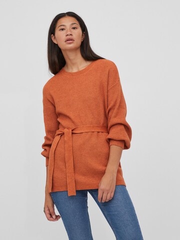 VILA Sweater 'RIL' in Orange: front