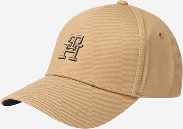 TOMMY HILFIGER Cap in Beige: front