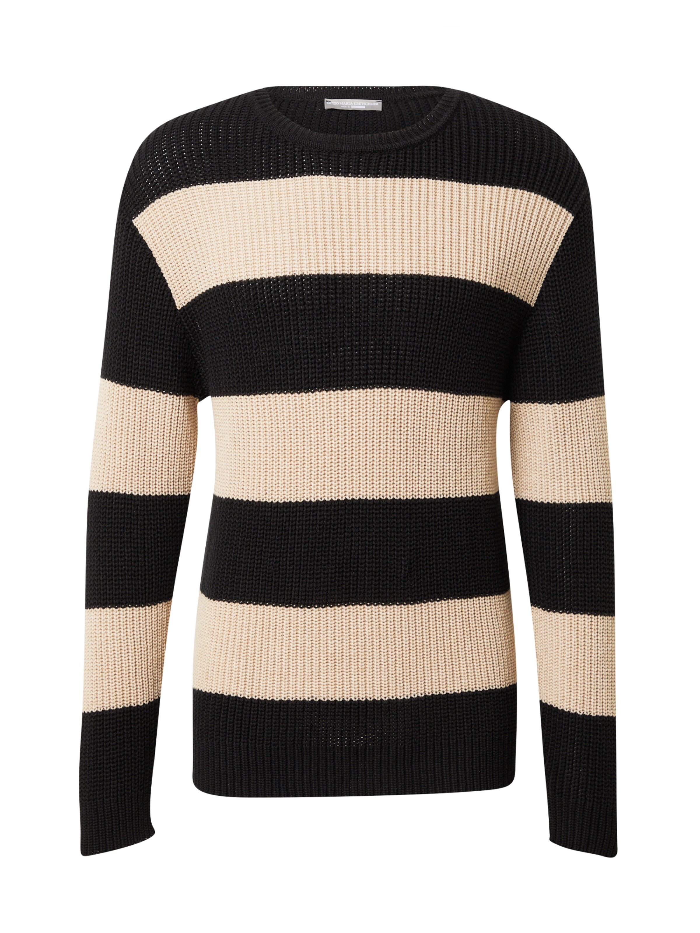 Guido Maria Kretschmer Men Pullover 'Tyler' in Beige: Vorderseite