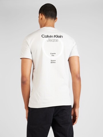 Calvin Klein Jeans Shirt 'Eclipse' in White: front