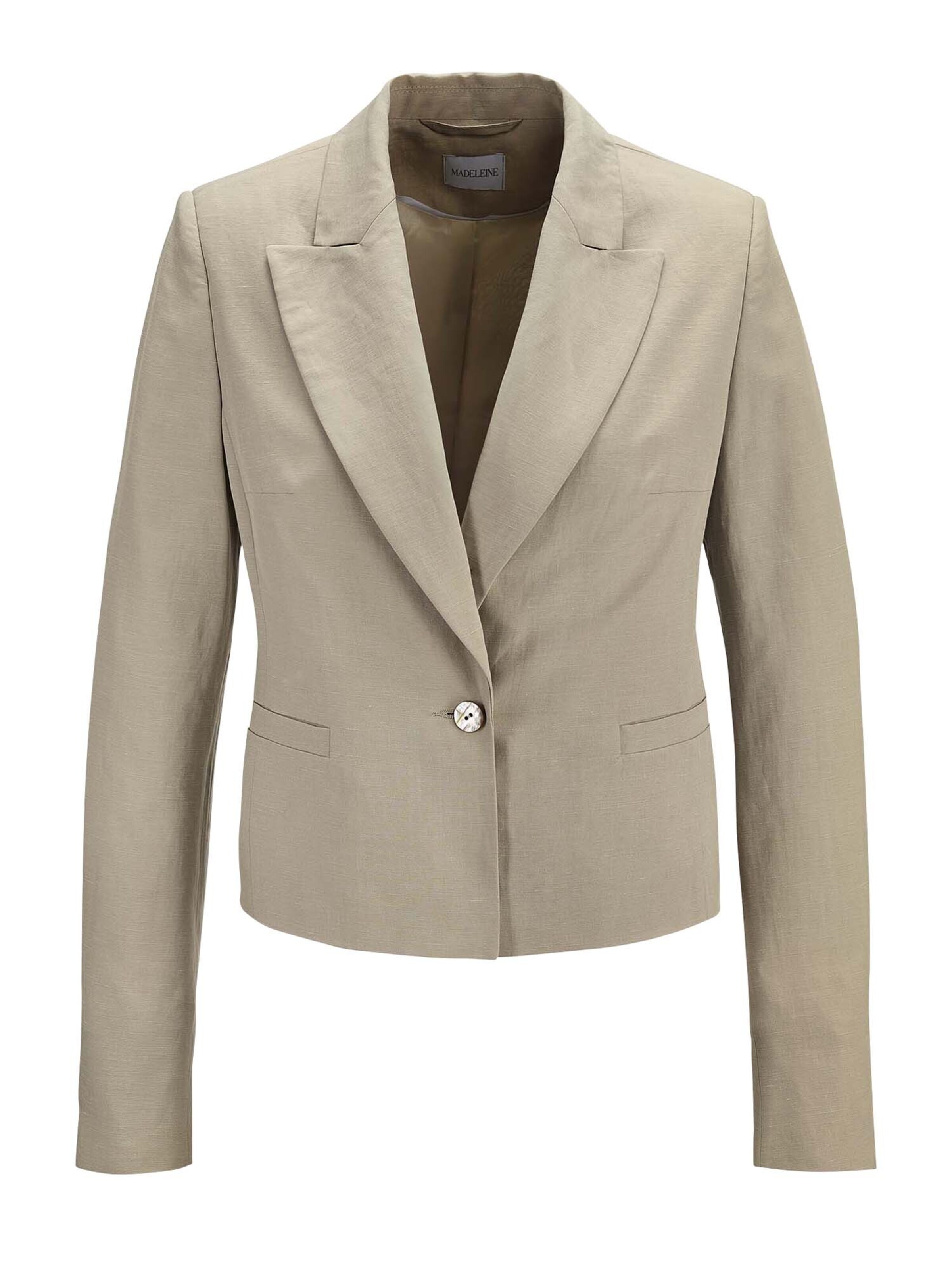 MADELEINE Blazer in Beige: Vorderseite