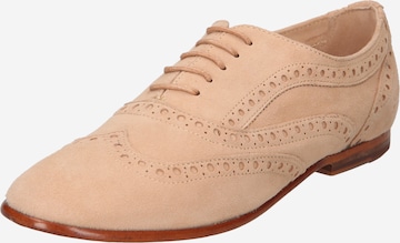 MELVIN & HAMILTON Lace-Up Shoes 'Sonia' in Beige: front