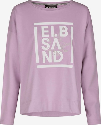 Elbsand Sweatshirt 'Adda' in ecru / pflaume, Produktansicht