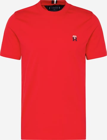 TOMMY HILFIGER - Camisa em vermelho: frente