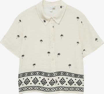 VERO MODA Blouse 'VMKAI' in Beige: voorkant