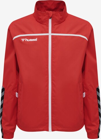 Hummel Sportjas in Rood: voorkant