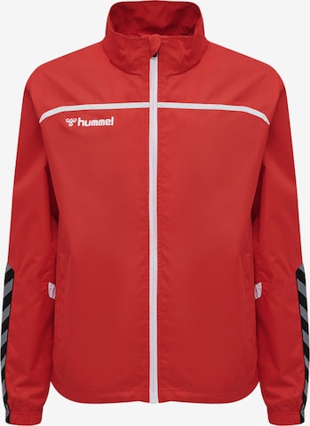 Hummel Sportjas in Rood: voorkant