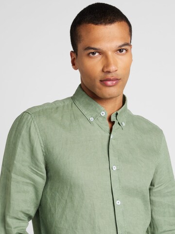 s.Oliver Regular fit Overhemd in Groen
