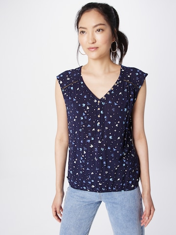 Ragwear Blouse 'Saltty' in Blue: front