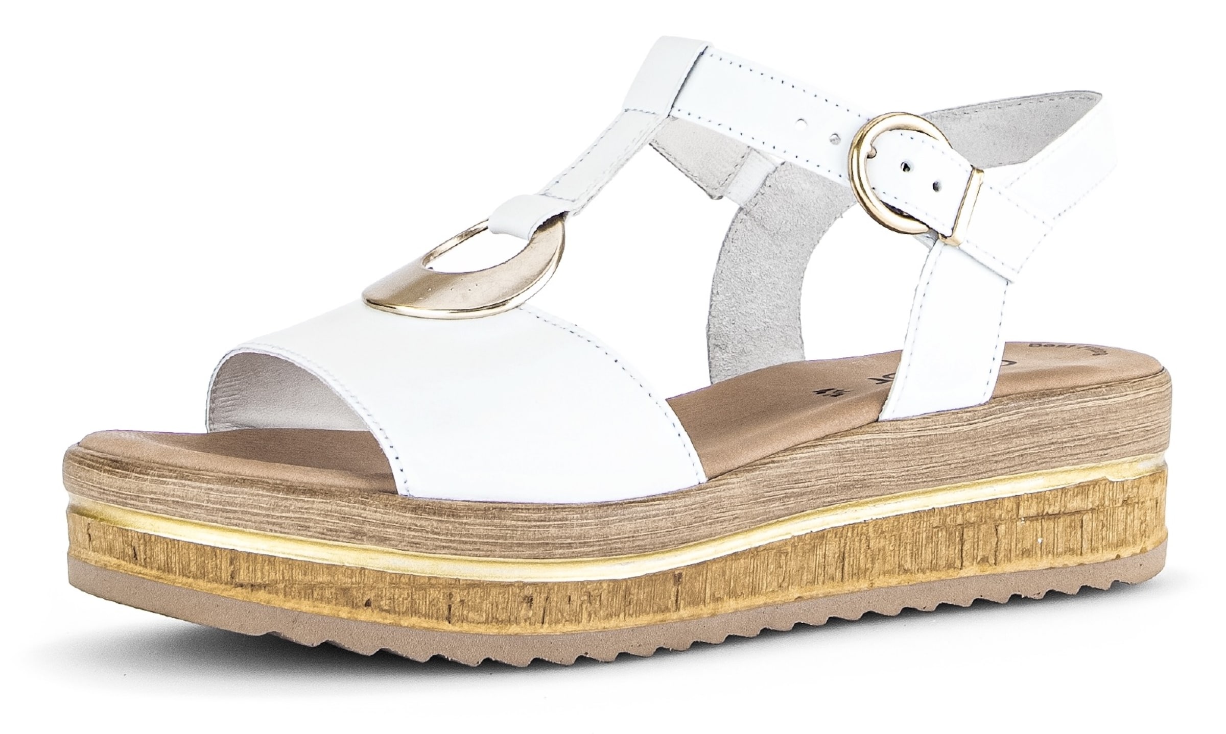 GABOR Sandaal in Wit: voorkant