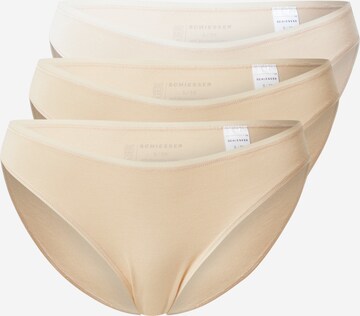 Slip di SCHIESSER in beige: frontale