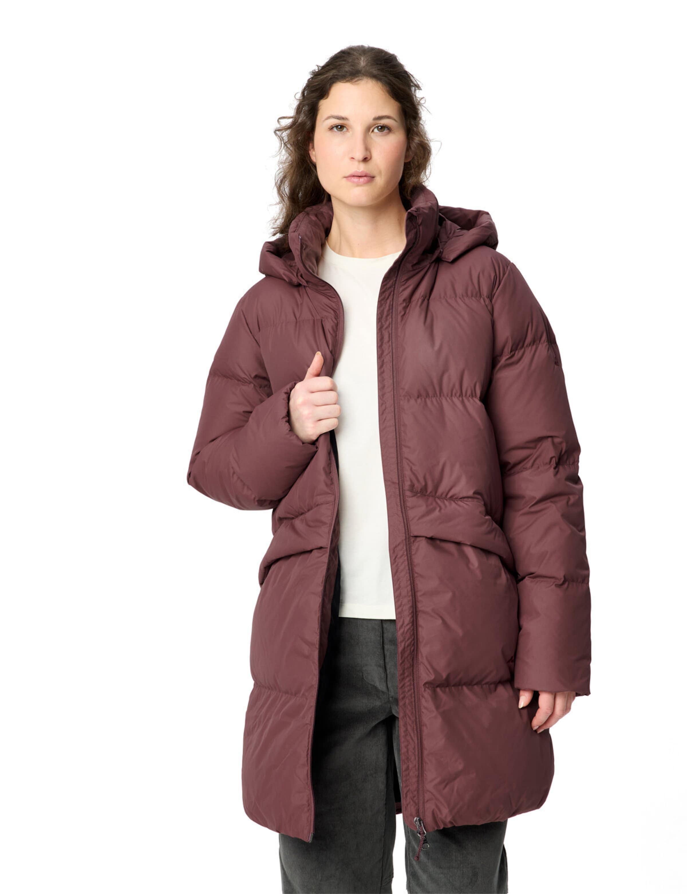 VAUDE Winter Coat 'Annecy II' in Red