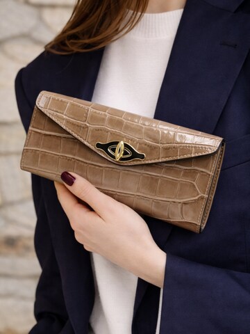 Porte-monnaies 'MARLON CROC' Cheval Firenze en gris