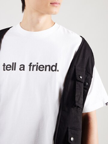 VANS Shirt 'Tell A Friend' in White