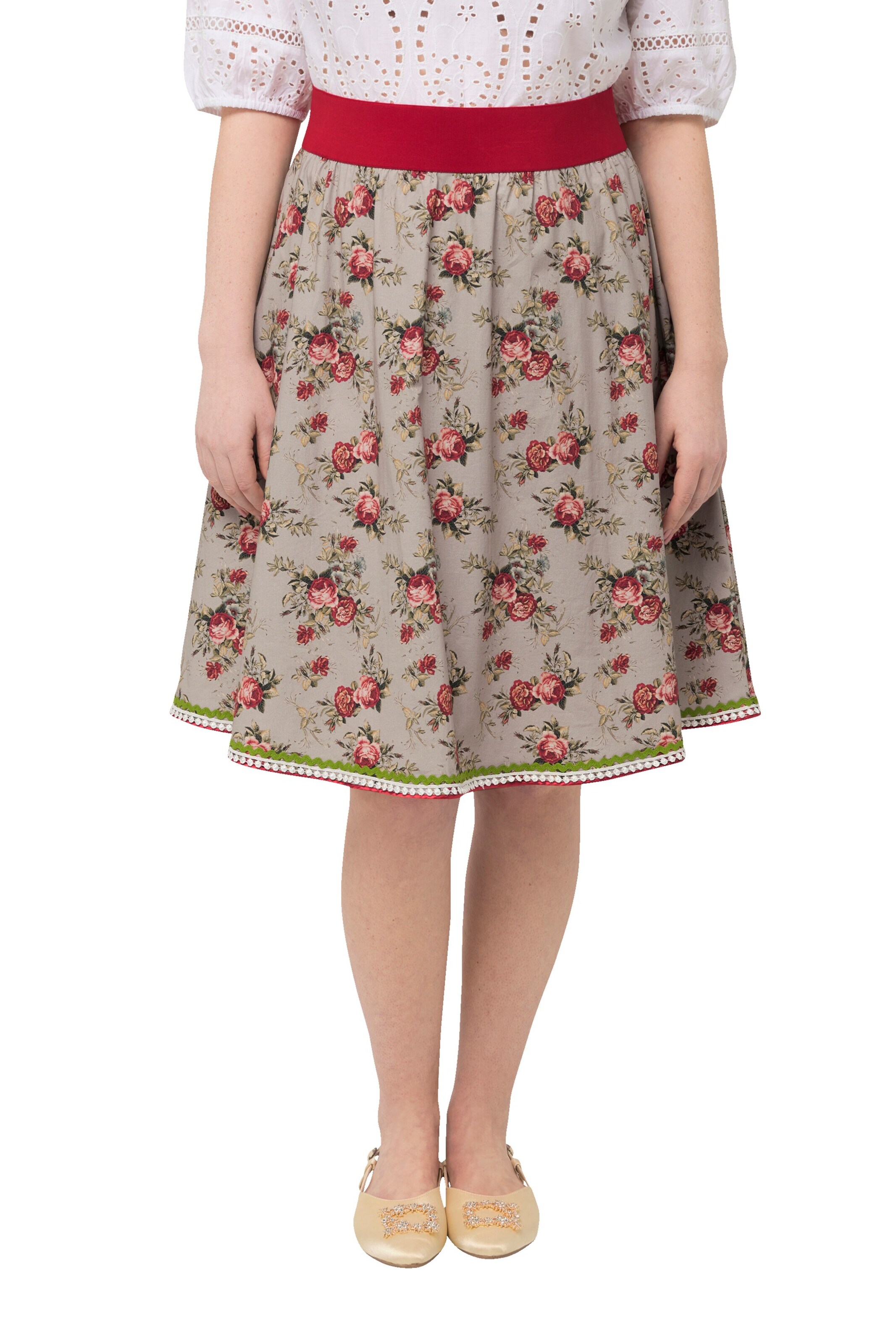 Ulla Popken Rock in Mischfarben: Vorderseite