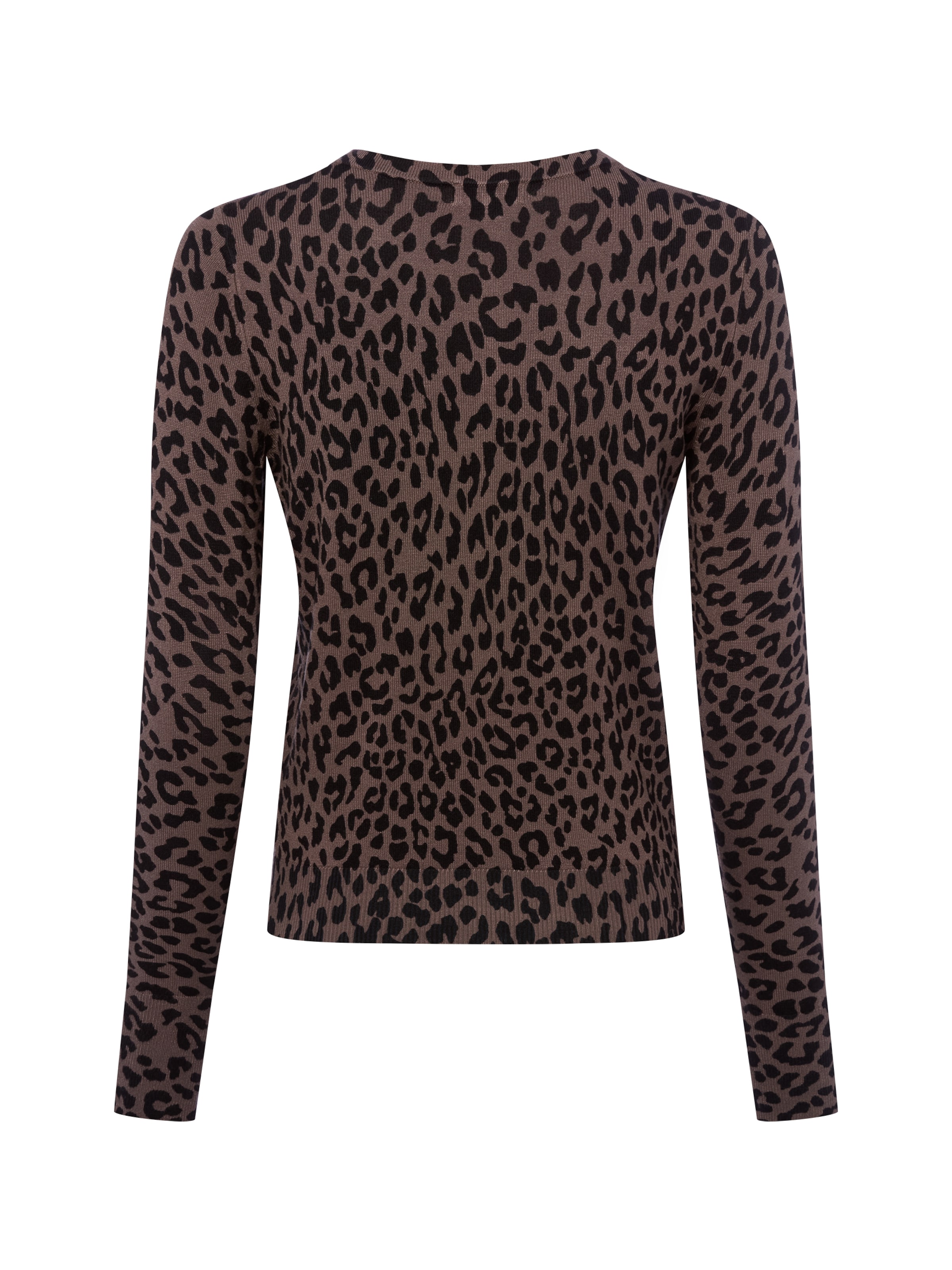 Marie Lund Knit cardigan in Brown