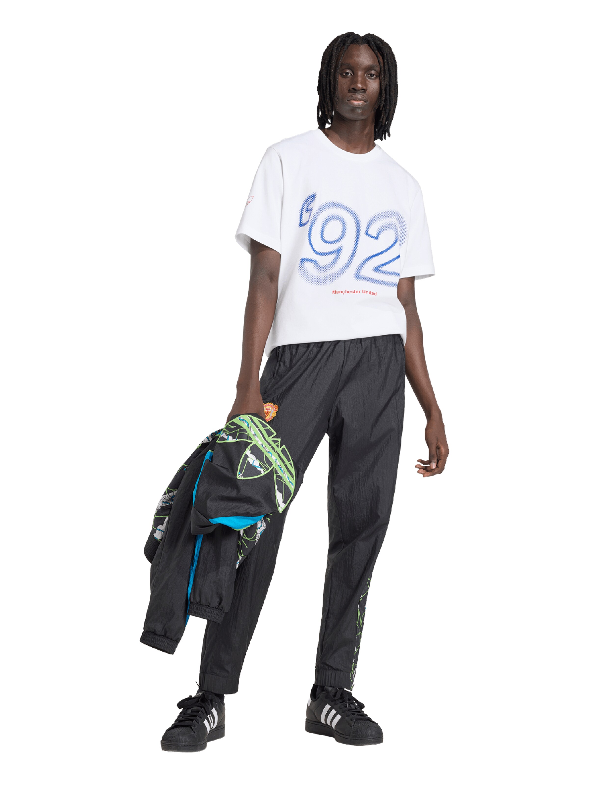 ADIDAS PERFORMANCE Spordisärk 'Manchester United 90', värv valge