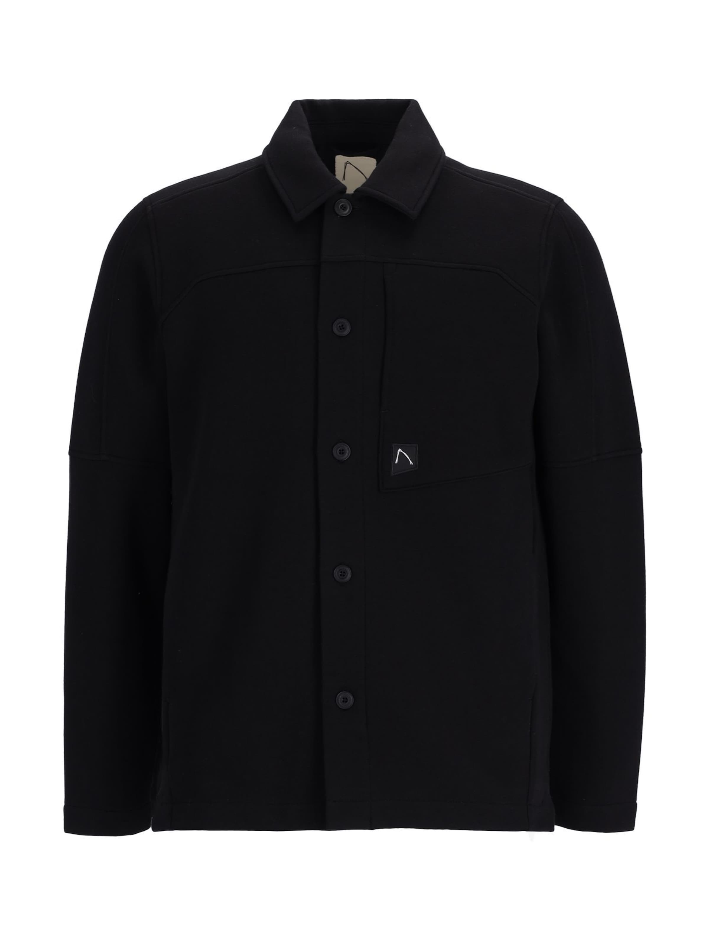 CHASIN' Shirt 'Pulse' in Zwart: voorkant