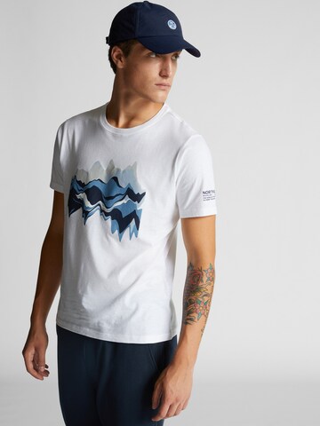 North Sails T-Shirt in Weiß