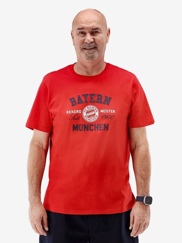 FC BAYERN MÜNCHEN Shirt 'FC Bayern München' in Red: front