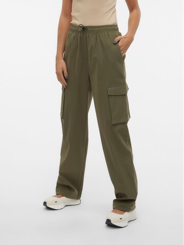 VERO MODA Loosefit Cargobroek 'VMPepper' in Groen