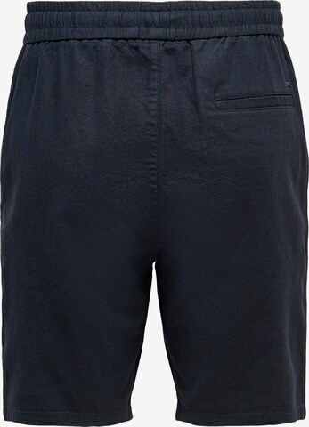 Regular Pantaloni 'Linus' de la Only & Sons pe albastru