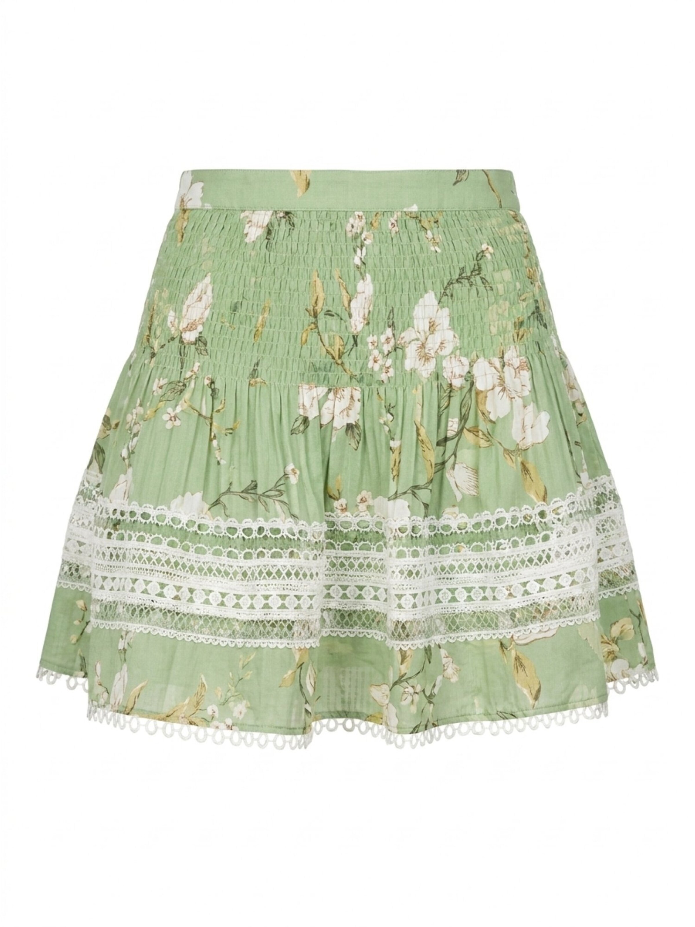 Miss June Skirt in Green: front