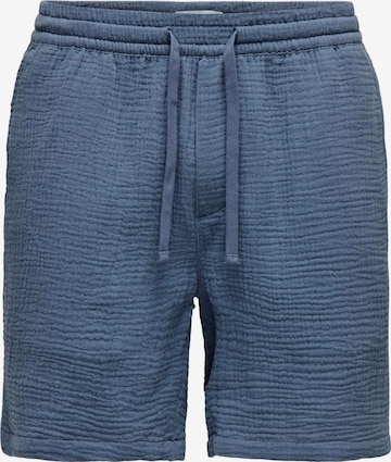 Pantaloni 'ONSTel-Pas' di Only & Sons in blu: frontale