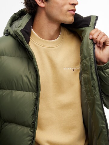 Tommy Jeans Зимняя куртка 'Essential' в Зеленый