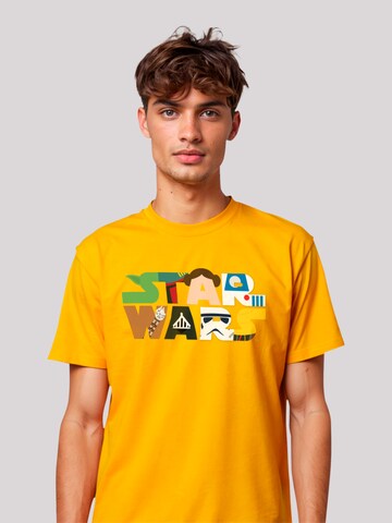 F4NT4STIC T Shirt 'Star Wars ' in Gelb