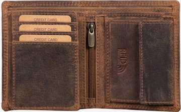 Benthill Wallet in Brown: front