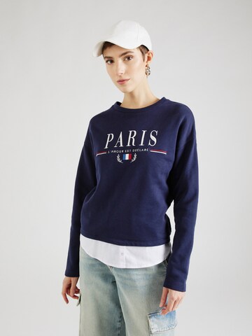 Springfield - Sudadera 'PARIS' en azul: frente