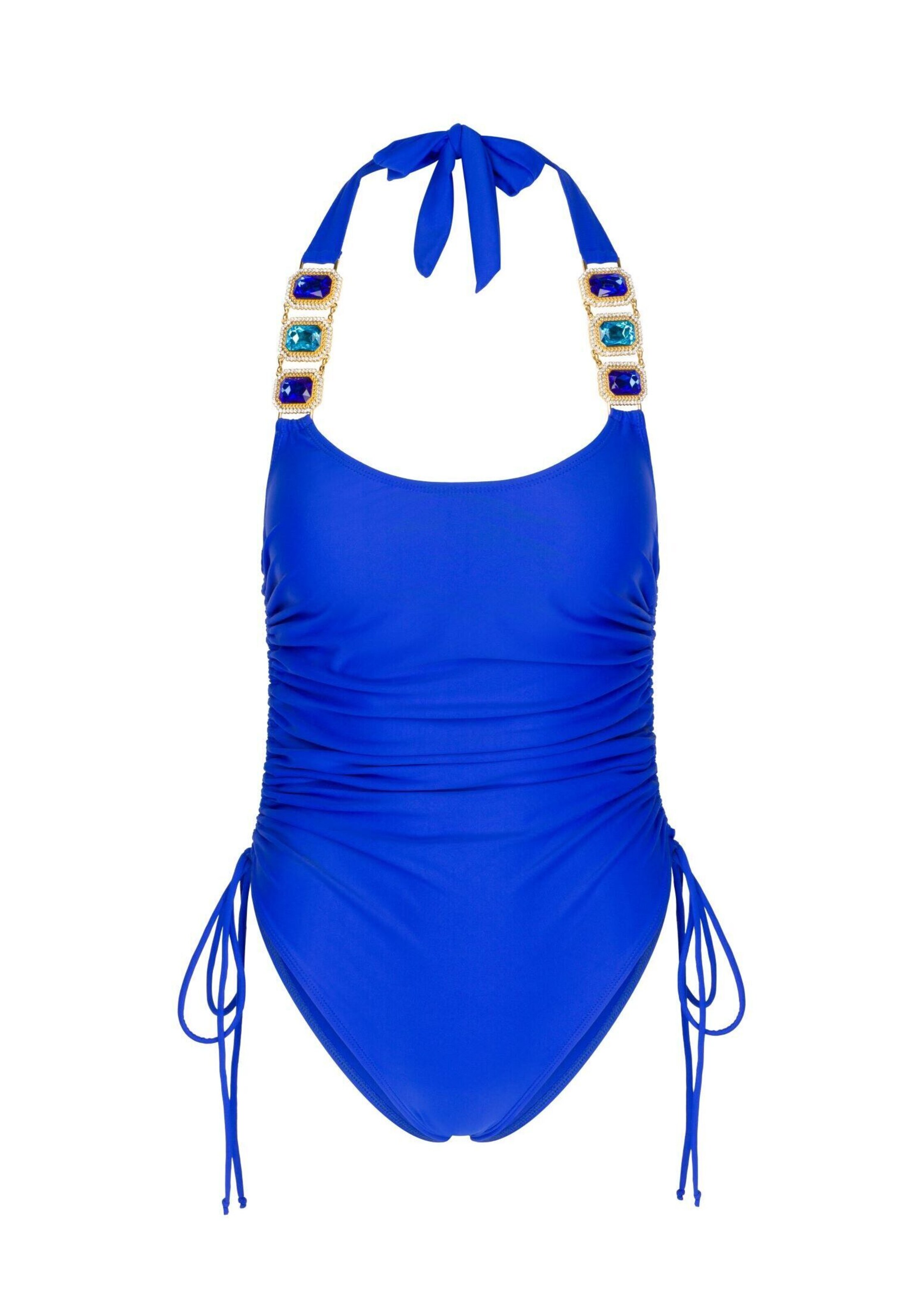 Moda Minx Badeanzug 'Boujee' in Blau: Vorderseite