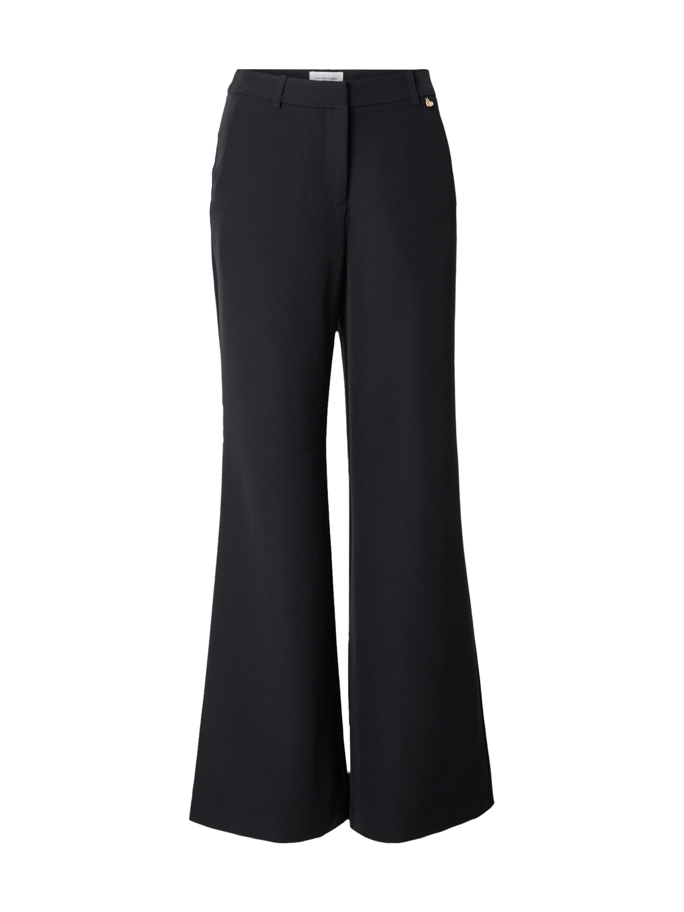 Fabienne Chapot Bootcut Hose in Schwarz: Vorderseite
