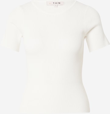 A-VIEW Sweater in White: front