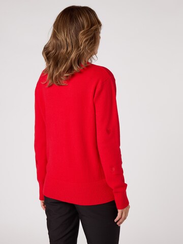 Quiosque Knit cardigan in Red